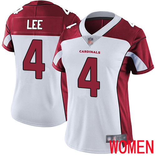 Arizona Cardinals Limited White Women Andy Lee Road Jersey NFL Football #4 Vapor Untouchable->women nfl jersey->Women Jersey